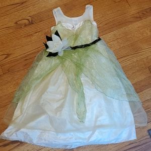 Disney Store Tiana Princess Dress size M/ 7/8